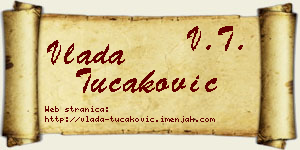 Vlada Tucaković vizit kartica